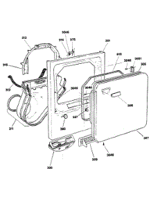 02 - Section2 parts for Ge Dryer DDE9600RAM from AppliancePartsPros.com