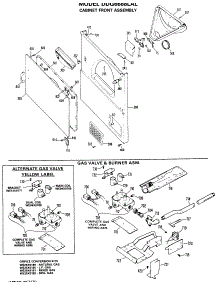 03 - Cabinet Front Assembly parts for Ge Dryer DDG6688LAL from AppliancePartsPros.com
