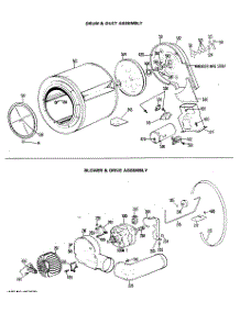 04 - Drum & Duct Assembly parts for Ge Dryer DDG6688LAL from AppliancePartsPros.com