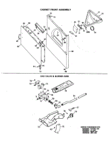 04 - Cabinet Front Assembly parts for Ge Dryer DDG7280RBLWW from AppliancePartsPros.com