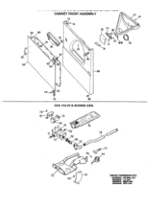 04 - Cabinet Front Assembly parts for Ge Dryer DDG7287RBL from AppliancePartsPros.com