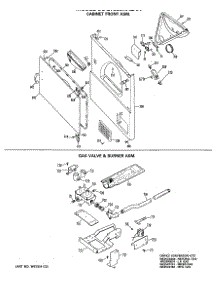 04 - Cabinet Front Asm. parts for Ge Dryer DDG7289RALAA from AppliancePartsPros.com