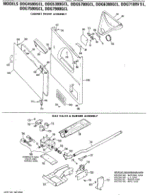 05 - Cabinet Front Assembly parts for Ge Dryer DDG7580GCL from AppliancePartsPros.com