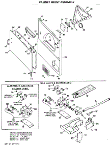 04 - Cabinet Front Assembly parts for Ge Dryer DDG7980GEL from AppliancePartsPros.com