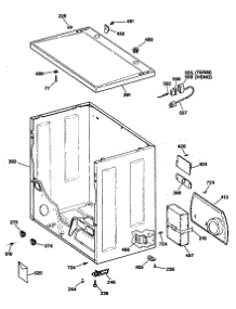 04 - Section4 parts for Ge Dryer DDG7980SAL from AppliancePartsPros.com