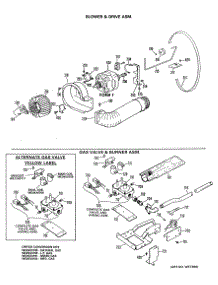 04 - Blower & Drive Asm. parts for Ge Dryer DDG8187MAL from AppliancePartsPros.com