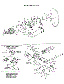 04 - Blower & Drive Asm. parts for Ge Dryer DDG8280GDL from AppliancePartsPros.com