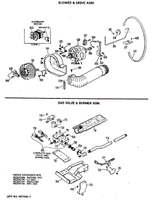04 - Blower & Drive Asm. parts for Ge Dryer DDG8586MBL from AppliancePartsPros.com