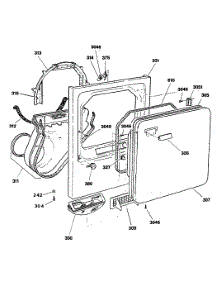 02 - Section2 parts for Ge Dryer DDG8589RCM from AppliancePartsPros.com