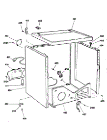 03 - Section3 parts for Ge Dryer DDG8589RCM from AppliancePartsPros.com