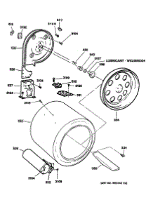04 - Section4 parts for Ge Dryer DDG8589RCM from AppliancePartsPros.com