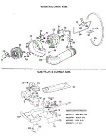 04 - Blower & Drive Asm. parts for Ge Dryer DDG9280DFL from AppliancePartsPros.com