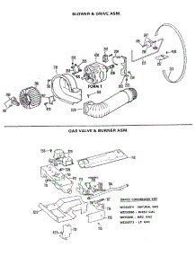 04 - Blower & Drive Asm. parts for Ge Dryer DDG9280GAL from AppliancePartsPros.com