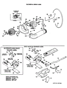 04 - Blower & Drive Asm. parts for Ge Dryer DDG9380LBL from AppliancePartsPros.com