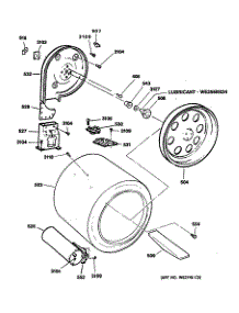 04 - Section4 parts for Ge Dryer DDG9580RCM from AppliancePartsPros.com
