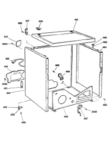 03 - Section3 parts for Ge Dryer DDG9680RCMWW from AppliancePartsPros.com