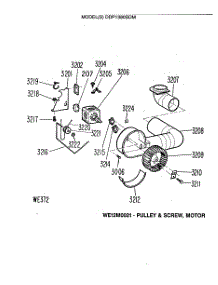 03 - Section3 parts for Ge Dryer DDP1380SDM from AppliancePartsPros.com