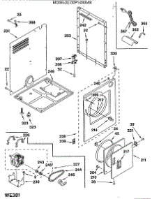 02 - Section2 parts for Ge Dryer DDP1400SAB from AppliancePartsPros.com