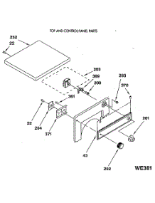 03 - Top And Control Panel Parts parts for Ge Dryer DDP1400SAB from AppliancePartsPros.com