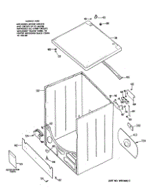 02 - Section2 parts for Ge Dryer DRB1555MCL from AppliancePartsPros.com