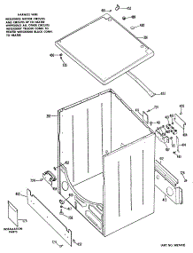 02 - Section2 parts for Ge Dryer DRB2455KBL from AppliancePartsPros.com