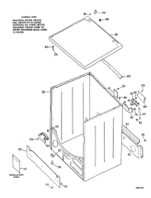 02 - Section2 parts for Ge Dryer DRB2455MAL from AppliancePartsPros.com