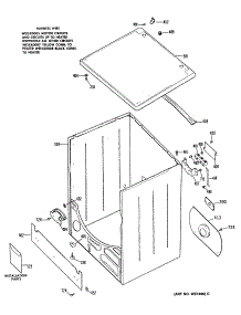 02 - Section2 parts for Ge Dryer DRB2455MDL from AppliancePartsPros.com