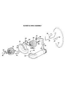 04 - Blower & Drive Assembly parts for Ge Dryer DRB2885KAL from AppliancePartsPros.com