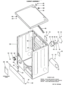 02 - Cabinet Assaembly parts for Ge Dryer DRB2885KBL from AppliancePartsPros.com