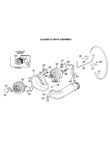 04 - Blower & Drive Assembly parts for Ge Dryer DRB2885MAL from AppliancePartsPros.com