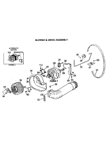 04 - Blower & Drive Assembly parts for Ge Dryer DRB2885MBL from AppliancePartsPros.com