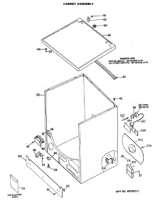 02 - Cabinet Assembly parts for Ge Dryer DRL1555MBL from AppliancePartsPros.com