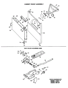 04 - Cabinet Front Assembly parts for Ge Dryer DRL2655RBLWW from AppliancePartsPros.com