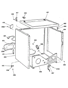 03 - Section3 parts for Ge Dryer DRL4980SBMWW from AppliancePartsPros.com