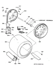 04 - Section4 parts for Ge Dryer DRL4980SBMWW from AppliancePartsPros.com