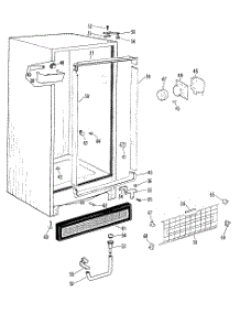 02 - Section2 parts for Ge Freezer FV13CKB from AppliancePartsPros.com