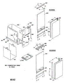02 - Section2 parts for Ge Compactor GCG1000-03 from AppliancePartsPros.com