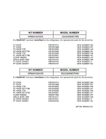02 - Replacement Parts List parts for Ge Refrigerator GSA22KBMCFBB from AppliancePartsPros.com