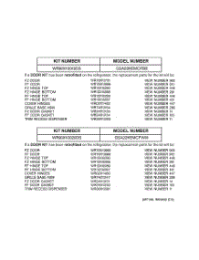 03 - Replacement Parts List parts for Ge Refrigerator GSA22KEMCFWW from AppliancePartsPros.com