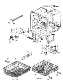 02 - Section2 parts for Ge Dishwasher GSC1120S01 from AppliancePartsPros.com