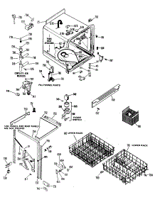 02 - Section2 parts for Ge Dishwasher GSC410M-02 from AppliancePartsPros.com