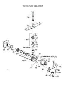 03 - Motor-Pump Mechanism parts for Ge Dishwasher GSC580S02 from AppliancePartsPros.com
