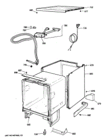04 - Section4 parts for Ge Dishwasher GSC580S02 from AppliancePartsPros.com