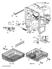 02 - Section2 parts for Ge Dishwasher GSC580S05 from AppliancePartsPros.com