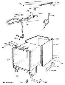 04 - Section4 parts for Ge Dishwasher GSC870M02 from AppliancePartsPros.com