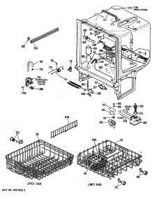 02 - Section2 parts for Ge Dishwasher GSC870M03 from AppliancePartsPros.com