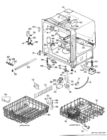 02 - Section2 parts for Ge Dishwasher GSD1000G01 from AppliancePartsPros.com
