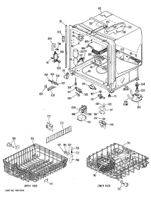 02 - Section2 parts for Ge Dishwasher GSD1000L03 from AppliancePartsPros.com