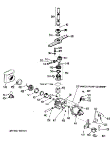 03 - Section3 parts for Ge Dishwasher GSD1000L03 from AppliancePartsPros.com