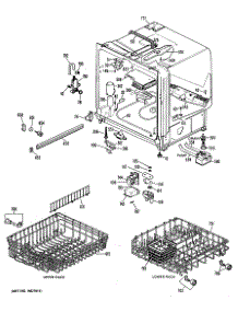 02 - Section2 parts for Ge Dishwasher GSD1120P25 from AppliancePartsPros.com